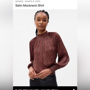 NWT Gap print  blouse